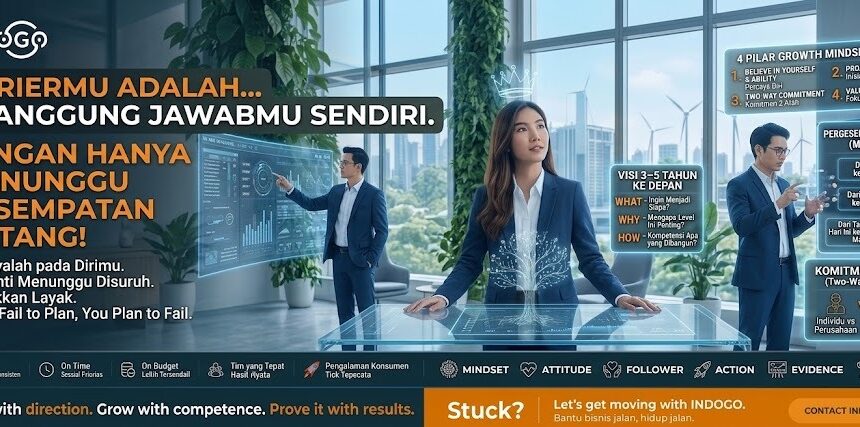 [Latih Profesional Series] MASA DEPAN KARIERMU ADALAH TANGGUNG JAWABMU SENDIRI: JANGAN HANYA MENUNGGU KESEMPATAN!